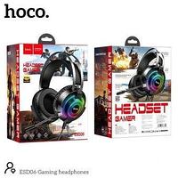 Наушники Hoco ESD06 полноразмерные игровые с микрофоном цвет: черный