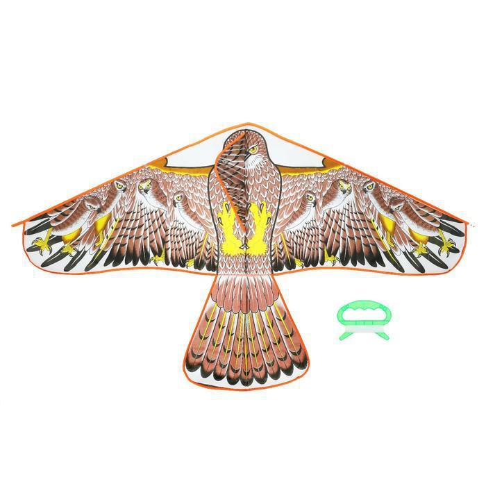 Воздушный змей "Птица", с леской, цвета МИКС - фото 1 - id-p129013618