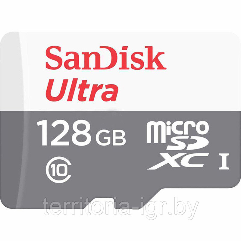 Original micro SDXC карта памяти SanDisk 128GB Class10 UHS-1 Ultra 100MB/s - фото 2 - id-p158982900