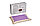Подушка акупунктурная «НИРВАНА» с наполнителем из гречневой лузги, фиолетовый, фото 3
