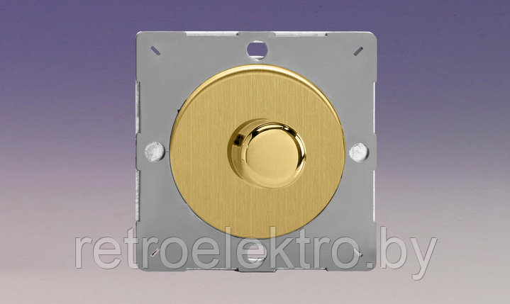 Диммер электромеханический 1х60-400W, Brushed Brass (матовая латунь), фото 2