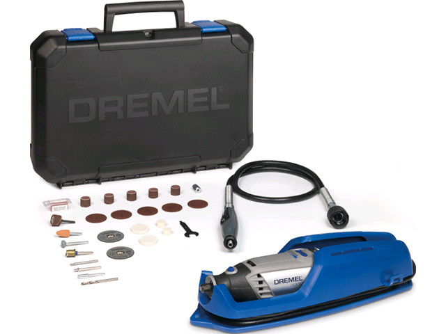 Гравер электрический DREMEL 3000-1/25 в кейсе + набор насадок (130 Вт, 10000 - 33000 об/мин, цанга 3.2 мм) - фото 1 - id-p158996466