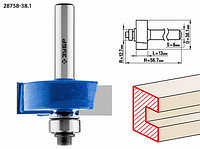 Фреза фальцевая, D= 31,8мм, рабочая длина-12,7мм, хв.-8мм, d-12,7мм, ЗУБР Профессионал