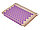 Коврик акупунктурный «НИРВАНА» с наполнителем из кокосового волокна, фиолетовый, фото 2