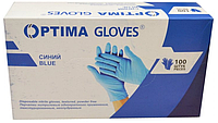 Перчатки медицинские нитриловые OPTIMA GLOVES, размер L, 100 шт