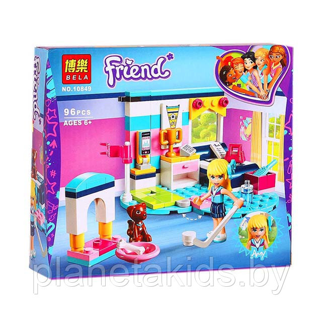 КОНСТРУКТОР Bela Friends АРТ.10849 "Комната Стефании" 96 дет. АНАЛОГ LEGO Friends 41328