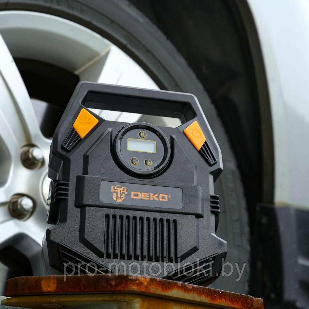 Насос автомобильный цифровой DEKO DKCP160Psi-LCD Basic - фото 8 - id-p158584036