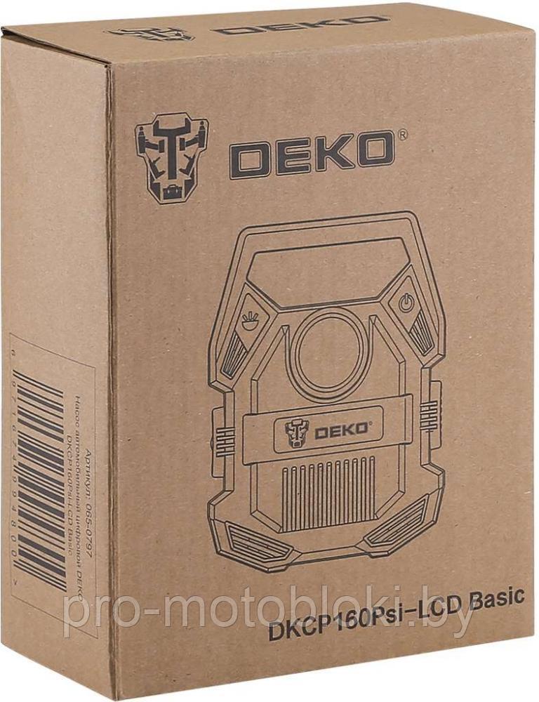 Насос автомобильный цифровой DEKO DKCP160Psi-LCD Basic - фото 9 - id-p158584036