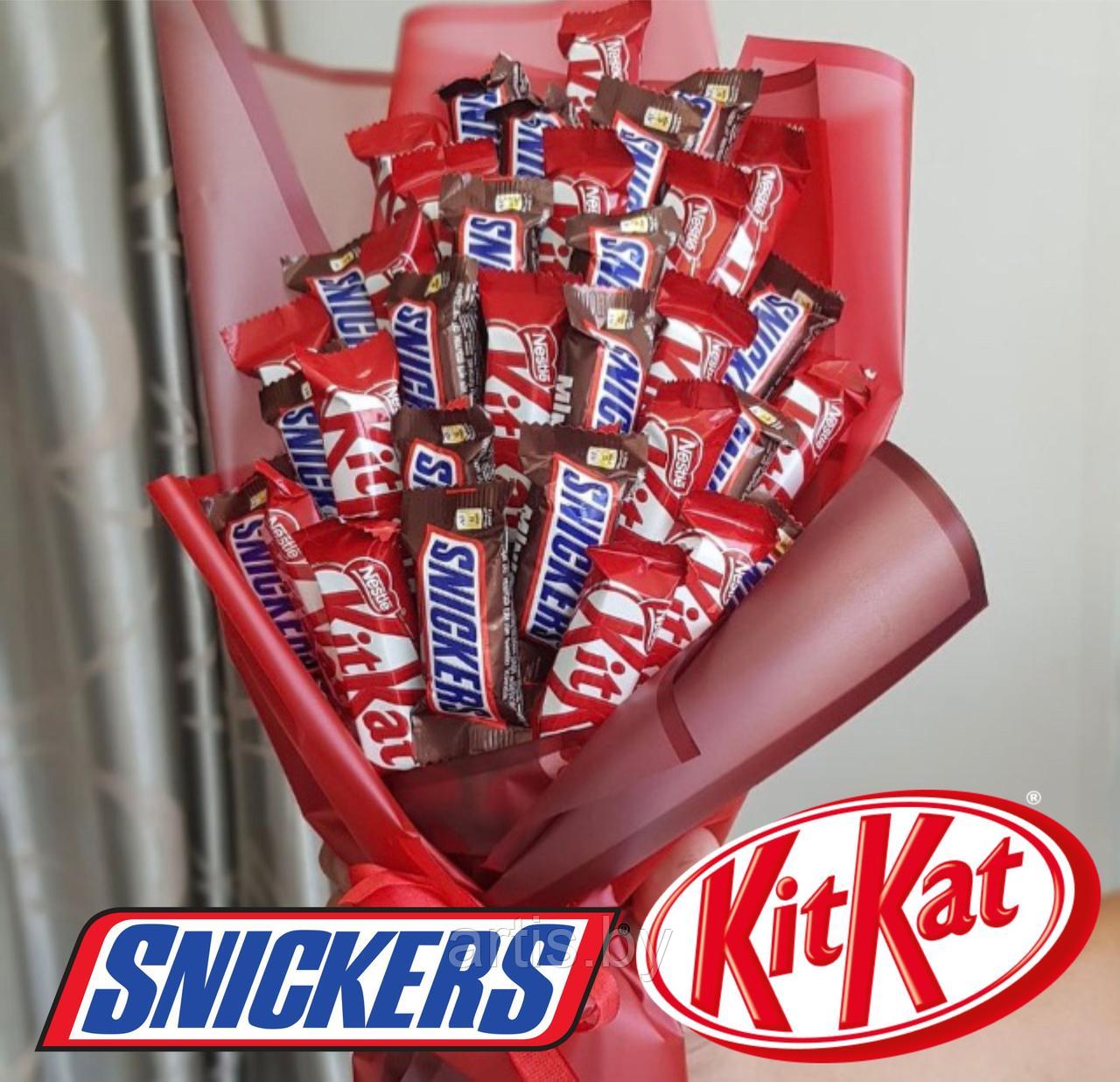 Букет "ДУО", (Snichers & KitKat)