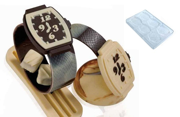 Поликарбонатная форма для конфет "Часы", МА1950, Martellato - фото 1 - id-p159040353