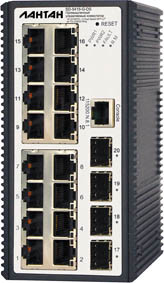 SD-5416-G-DS - Промышленный управляемый L2+ коммутатор 16 х 10/100TX + 4 х Dual Speed SFP; ITU G.8032; -40°C