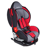 Детское автокресло Bambola Navigator Isofix 9-25 кг (от 1 года до 5 лет) серый -красный