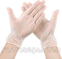 Перчатки виниловые неопудр. р-ры S.L.M.XL