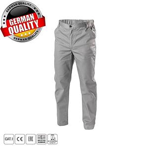 FABIAN Брюки рабочие, светло-серые (65% полиэстер, 35% хлопок), размер 4XL (60), HOEGERT