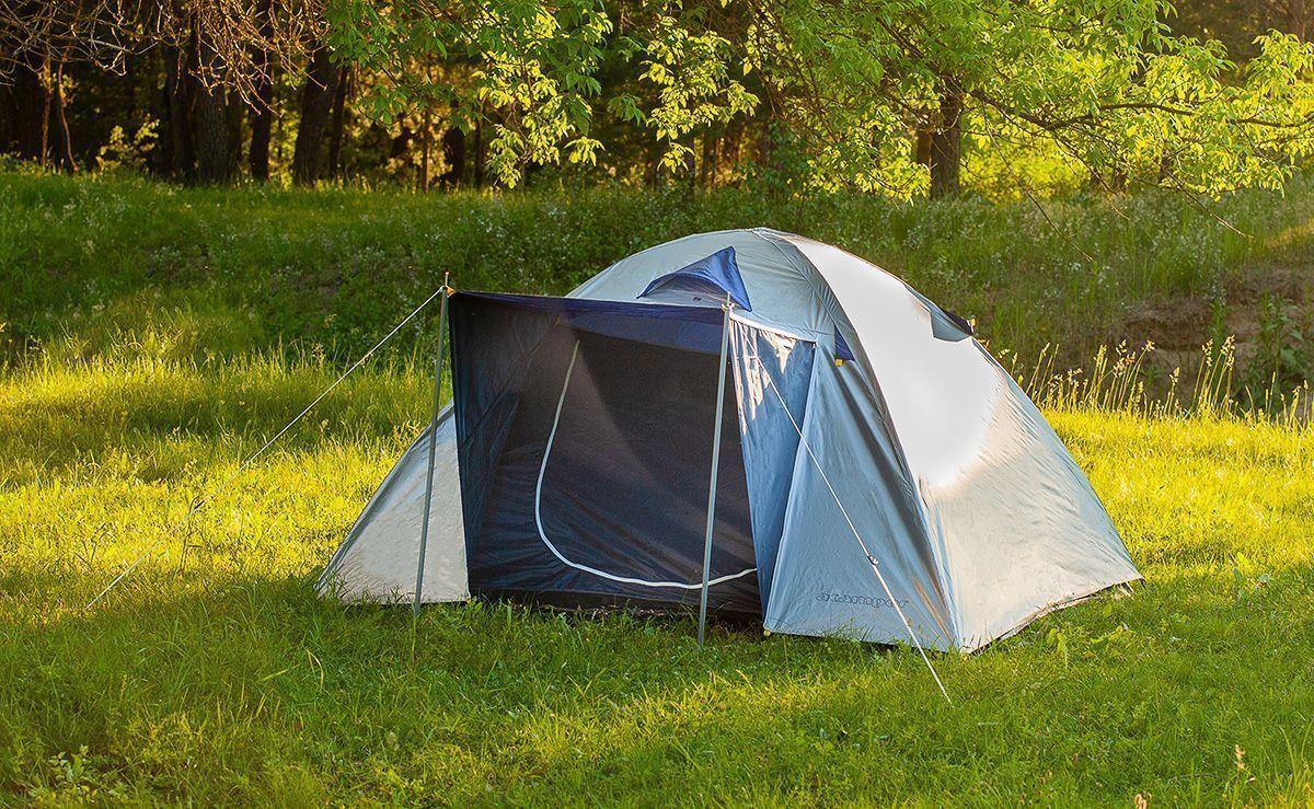 Палатка туристическая Acamper MONODOME XL blue 4-х местная 210x240x130 - фото 3 - id-p159073691