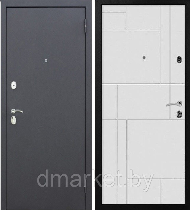 Дверь входная металлическая Магна Бел А16 Металл-МДФ