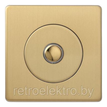 Одиночный ИК-диммер для светодиодных ламп (от 1 до 10 шт.), Brushed Brass (матовая латунь), фото 2