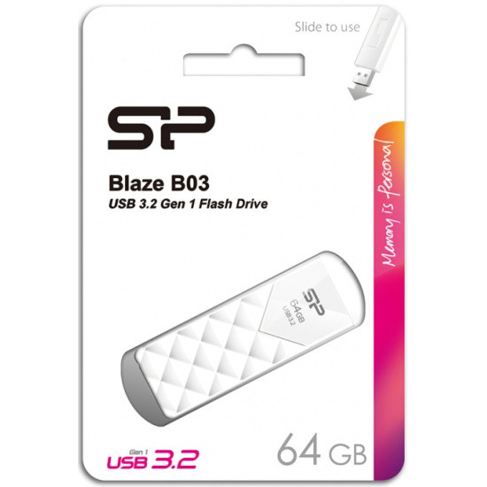 USB 3.0  Silicon Power 64GB Blaze B03 Black