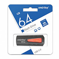 USB 3.0 флеш-диск SmartBuy 64GB Iron Black-Red