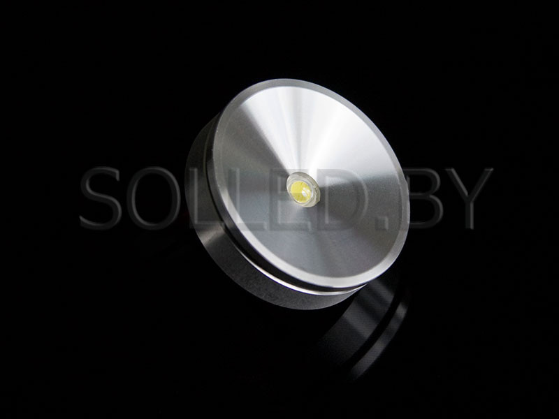 Светодиодный светильник SPOT-SP38-3W 220V, 3W, круглый, 38 mm, серебристый - фото 1 - id-p15082530