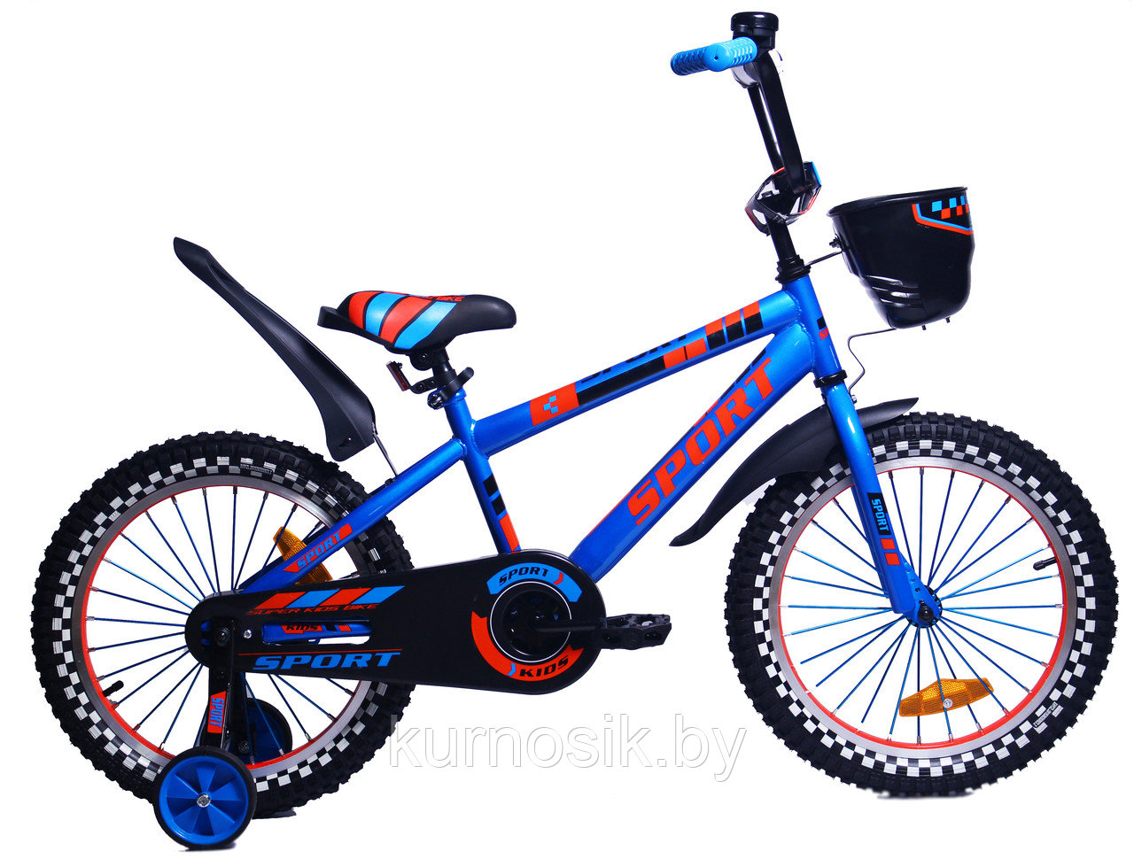 Детский велосипед Favorit Sport new 18" синий