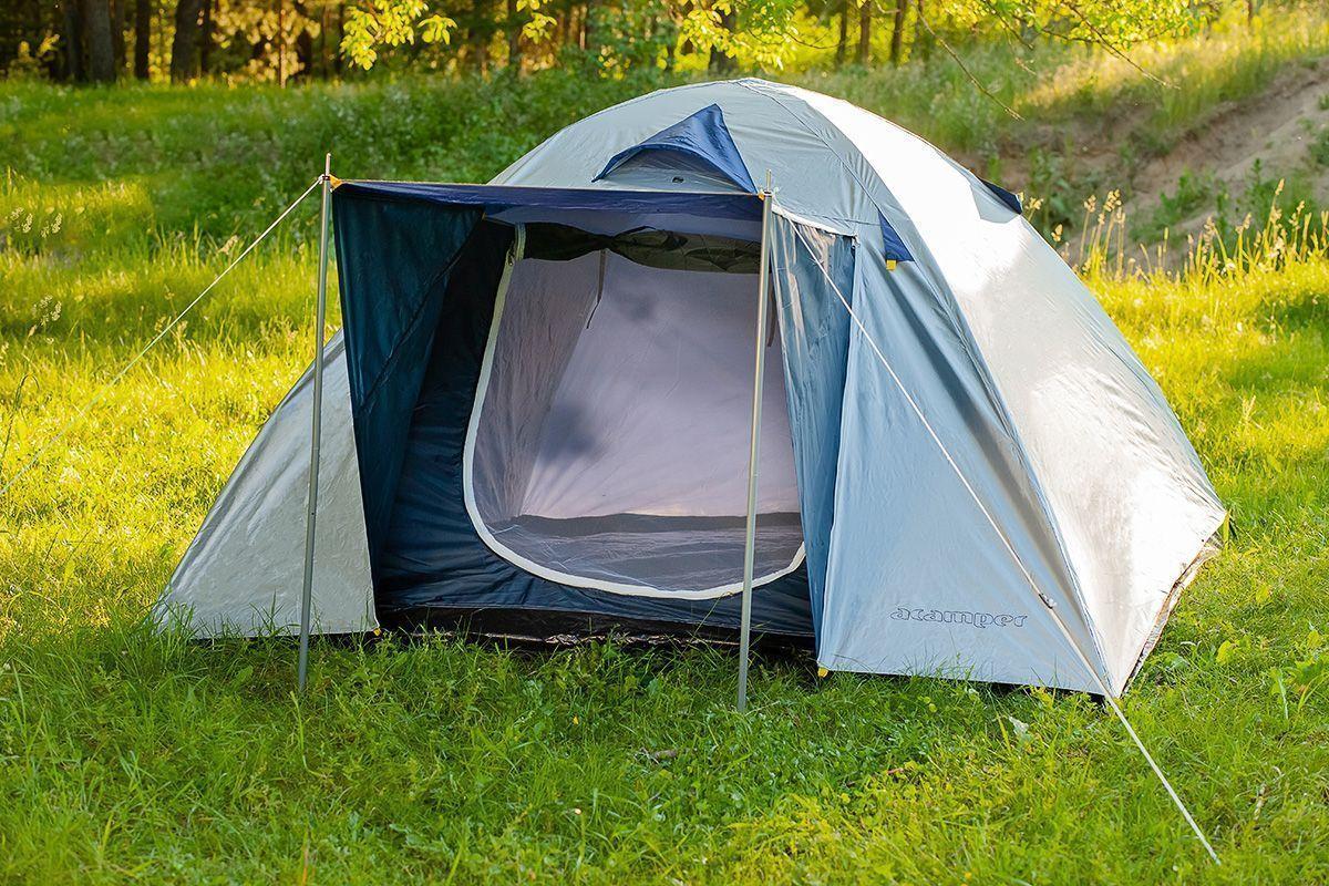 Палатка туристическая Acamper MONODOME XL blue 4-х местная 210x240x130 - фото 1 - id-p159091616