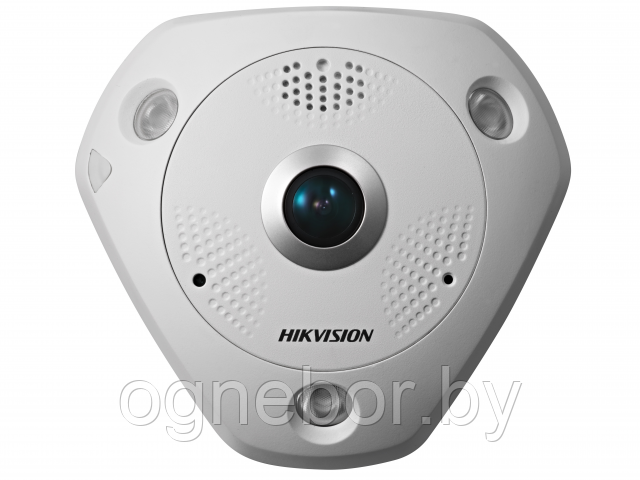 DS-2CD6365G0E-IS(B) 6 Мп fisheye IP-камера с ИК-подсветкой до 15 м - фото 2 - id-p159092149