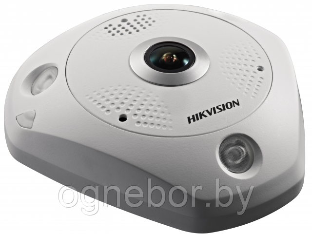 DS-2CD6365G0E-IS(B) 6 Мп fisheye IP-камера с ИК-подсветкой до 15 м - фото 3 - id-p159092149