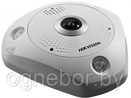 DS-2CD63C5G0E-IS(B) 12 Мп fisheye IP-камера с ИК-подсветкой до 15 м