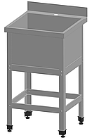 Ванна моечная 1-гнездная, 600х600х850, (глубина 450)