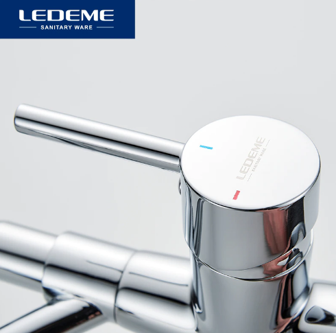 Смеситель (серый+нерж.) для кухни c подключением питьевой системы Ledeme L4855А-9 - фото 8 - id-p141599737