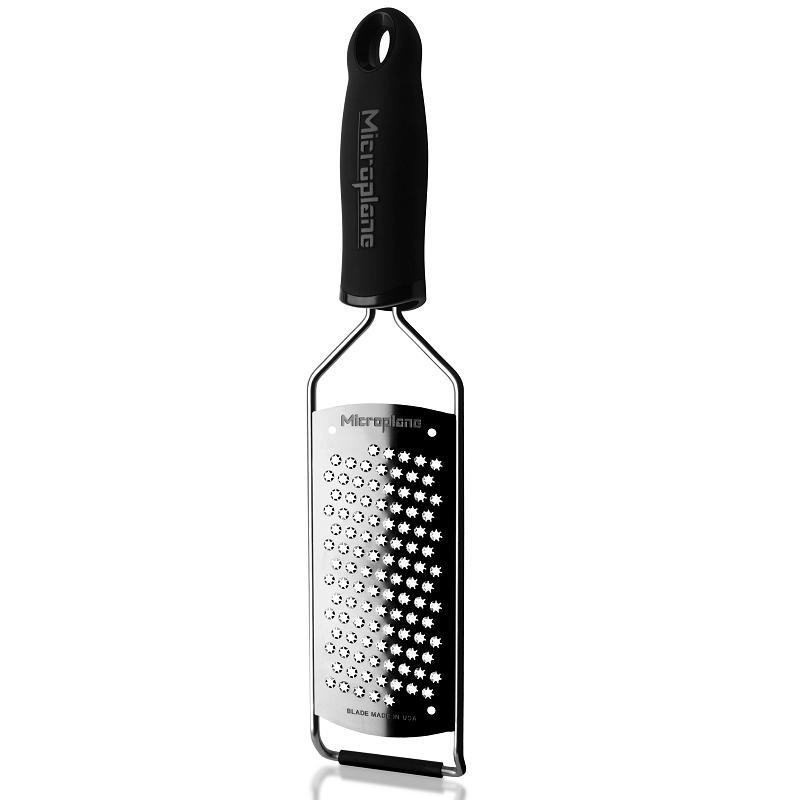 Терка Microplane Gourmet звездочка, нерж.сталь, ручка пластиковая, цвет черный 45009