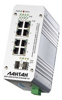 SDP-3208-G-PoE af ModeB-12v - Промышленный неуправляемый PoE коммутатор