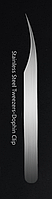 Пинцет изогнутый Dophin Clip 125мм (нерж.сталь, 14,2гр., HRC25) JM-G23014