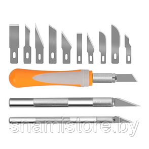 Набор прецизионных ножей для хобби и творчества (16 в 1) JM-G12009, фото 2