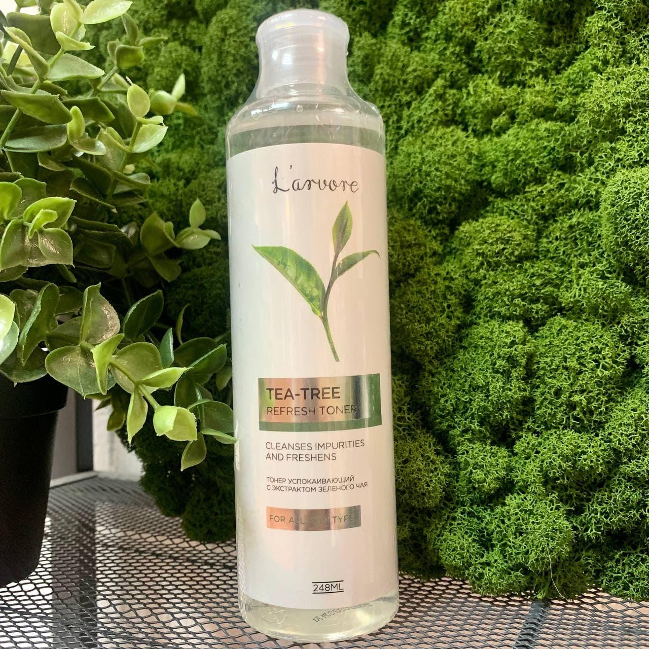 Успокаивающий тонер для лица с экстрактом чайного дерева L'arvore Tea-Tree Refresh Toner (248мл)