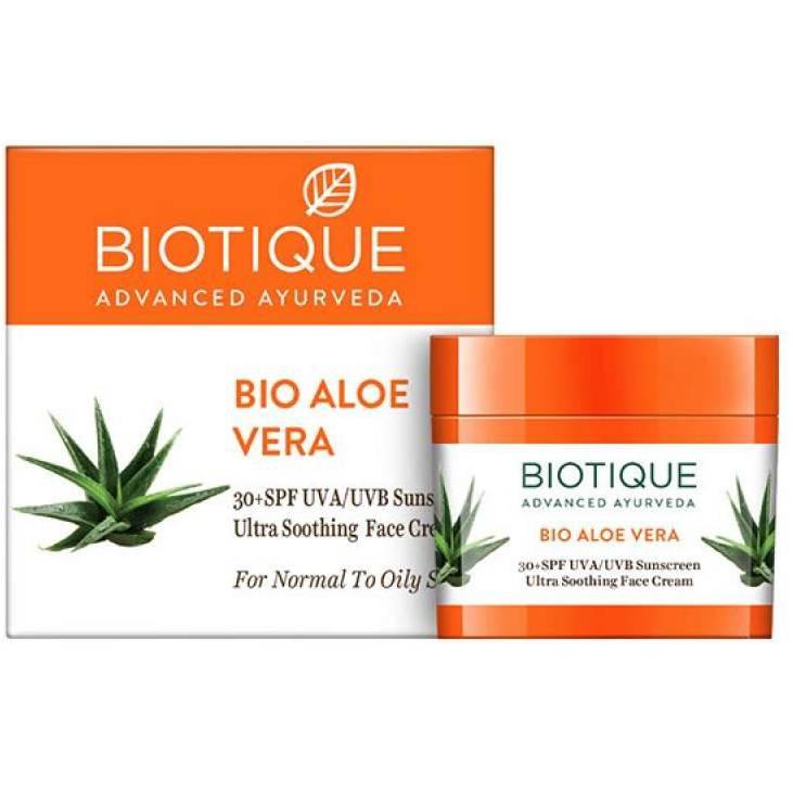 Крем для лица Био Алое Вера солнцезащитный (Bio Aloe Vera 30+SPF UVA/UVB Sunscreen Face Cream), 50г