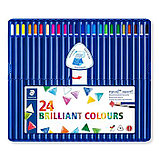 Набор акварельных карандашей STAEDTLER (24 цвета в пластиковом пенале), фото 2