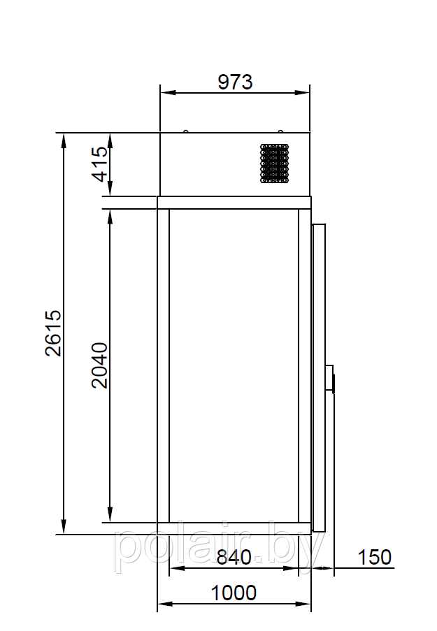 Холодильная камера КХН-1,44 Мinicellа ММ 1 дверь - фото 7 - id-p159151990