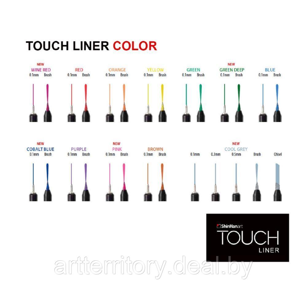 Набор маркеров Touch Liner 5 шт (Cool Grey 0.1, 0.3 , 0.5 мм, C, B) - фото 2 - id-p158817208