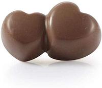 Поликарбонатная форма для конфет "Двойное Сердце", MA4012, Martellato