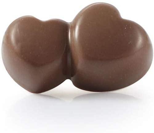 Поликарбонатная форма для конфет "Двойное Сердце", MA4012, Martellato - фото 1 - id-p159156824