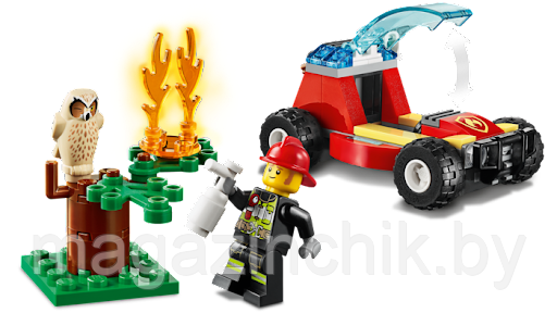 Конструктор Лесные пожарные, Lari 11521 аналог LEGO City 60247 - фото 5 - id-p159157005