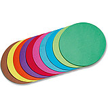 Набор цветной бумаги Folia 70гр/м2, 10 цветов, 100 листов, диаметр 18см, фото 2
