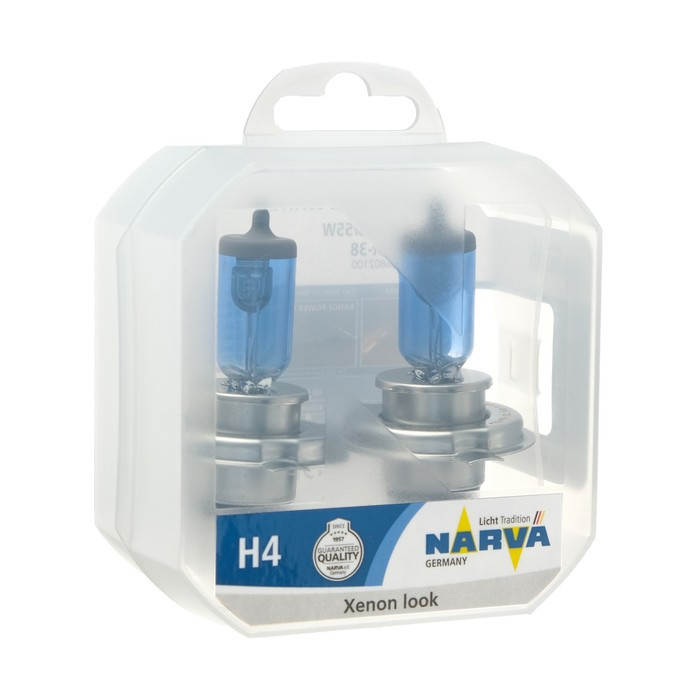 Автомобильная лампа H4 Narva Range Power White 60/55W (комплект 2 шт)