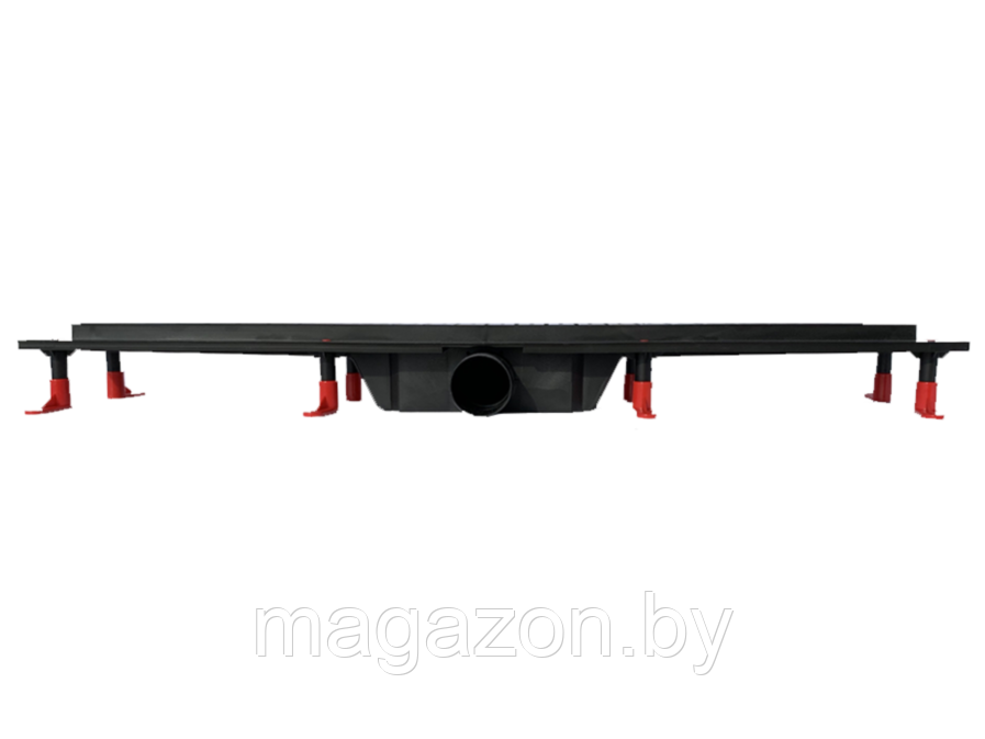 Черный душевой лоток Styron STY-M-80-FF Medium Black, 800 мм - фото 3 - id-p159160313