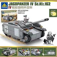 Конструктор Немецкая САУ Jagdpanzer IV со светом, KAZI 82044, аналог Лего