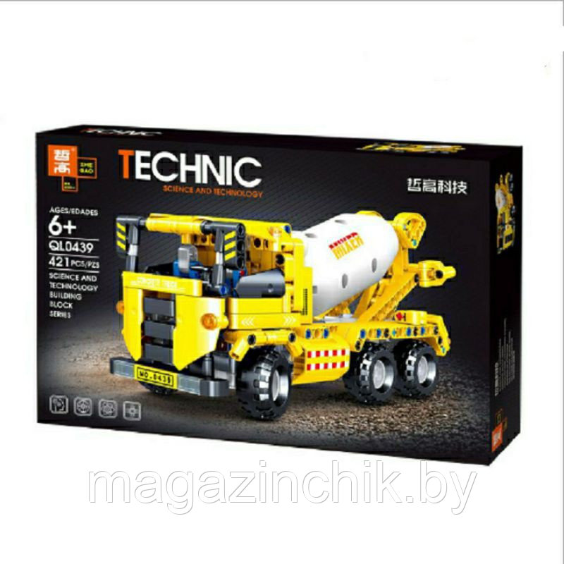 Конструктор Бетономешалка Technic Zhe Gao QL0439, аналог Лего Техник - фото 1 - id-p159167050