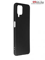 Чехол DF для Samsung Galaxy A22 (4G) с микрофиброй черный на телефон самсунг а22