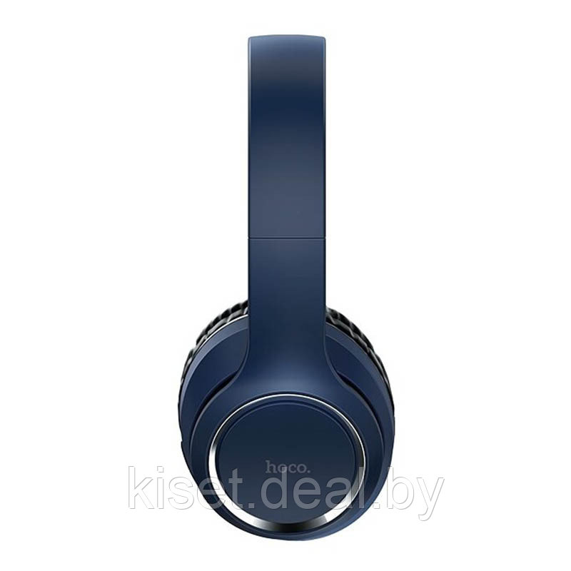 Беспроводные bluetooth наушники HOCO W28 синий - фото 2 - id-p159179835